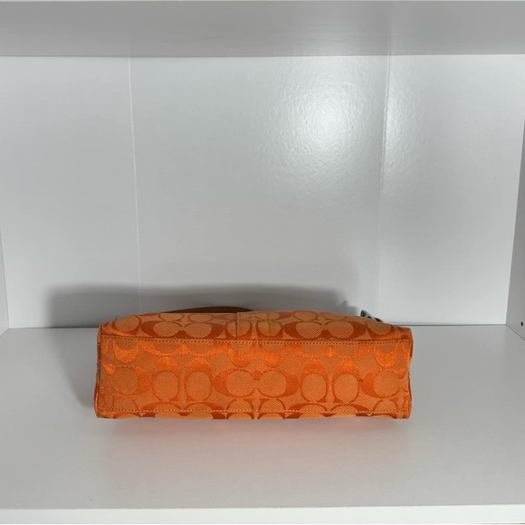 Orange Coach East West Baguette Shoulder Bag - Picture 5 of 7